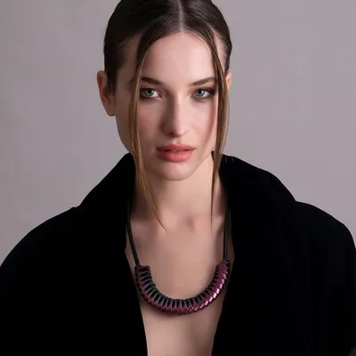 Leather goods - Half-flux Necklace Large - C.KARAKALPAKI
