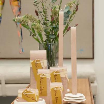 Objets design - Vance Kitira Bougies en bois - LÜBECH LIVING