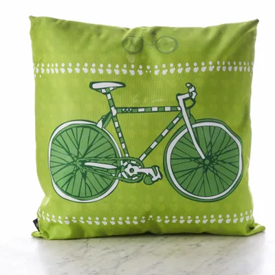 Fabric cushions - Bici 45 x 45 decorative cushion cover - Design by Juan de Lascurain - ARTDECORIS