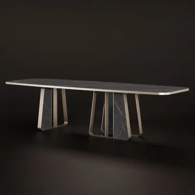 Bancs - Table de salle à manger Kenai fabriquée à la main au Portugal - PORUS STUDIO