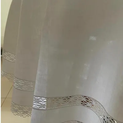 Table cloths - Linen Table Cloth Entremeada Ecru - RENDAR