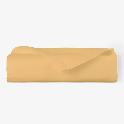 Linge de lit - Drap plat Ranforce, 240x260 cm, ocre - DILIOS