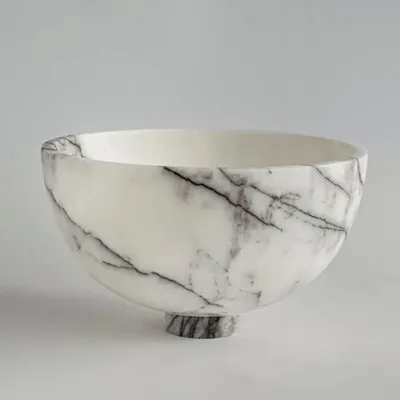 Plats et saladiers - LILAC MARBLE FRUIT BOWL - KIWANO CONCEPT