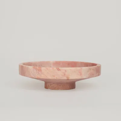 Plats et saladiers - PINK MARBLE NARROW BOWL - KIWANO CONCEPT