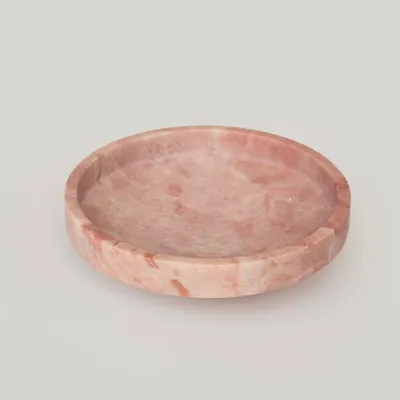 Plats et saladiers - PINK MARBLE NARROW BOWL - KIWANO CONCEPT