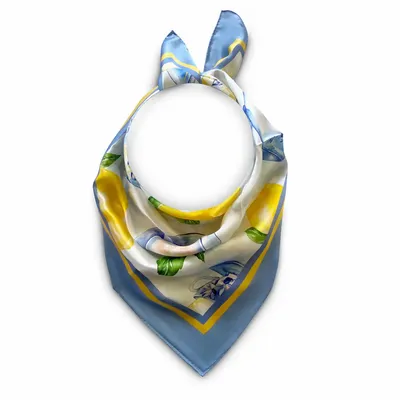 Scarves - Tea Time Scarf 70X70 CM - RALUFINEART