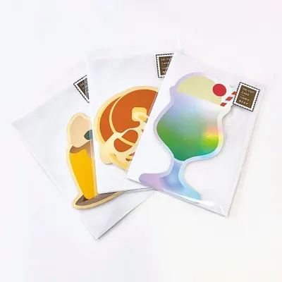 Carterie - Die-cut card Pure coffee shop series（※Avec enveloppe） - ICHIKUDO