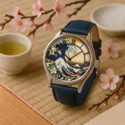 Cadeaux - Montre-bracelet « La Grande Vague de Kanagawa » - JAVIER SA