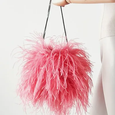 Sacs et cabas - Sac en plume d'autruche véritable - MARCY PLUMASSIER - FEATHERS
