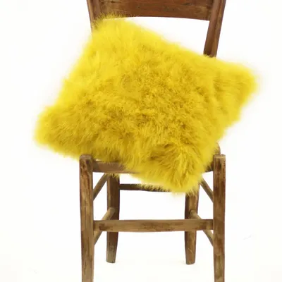 Cushions - Fluffy feather cushion - MARCY PLUMASSIER - FEATHERS