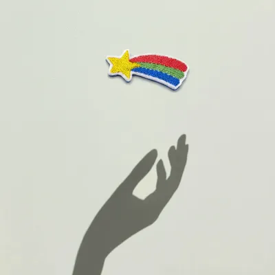 Accessoires enfants - Broche brodée Comète – Un vœu à emporter - PETIT POIRIER