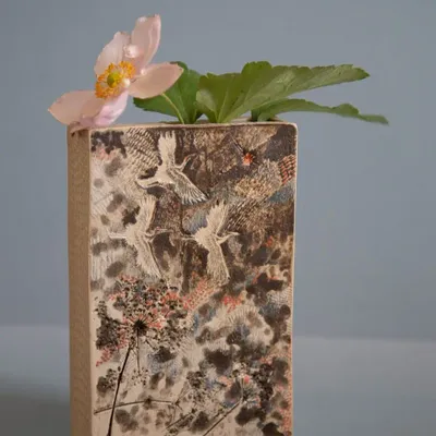 Céramique - Le vase Estampe - TERRES DE SONGES