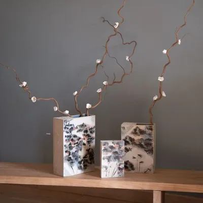 Ceramic - The Estampe vase - TERRES DE SONGES