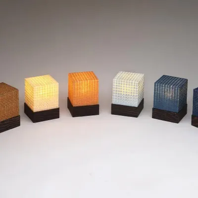 Cadeaux - [HONG HYUN-JEONG HANJI CRAFT STUDIO] Lampe d'ambiance Hanji fabriquée - KCDF