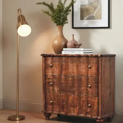 Chiffonniers - Artisan Furniture Commode Camille, 3 Tiroirs, Marron - ARTISAN FURNITURE