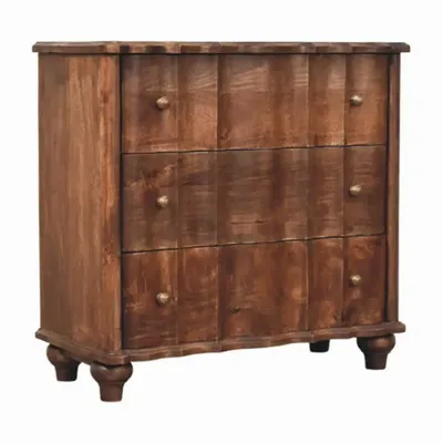 Chiffonniers - Artisan Furniture Commode Camille, 3 Tiroirs, Marron - ARTISAN FURNITURE