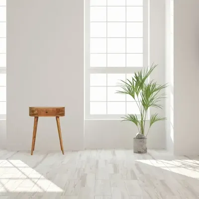 Consoles - Artisan Furniture en bois massif Mini Albion Chêne clair Console, 1 Tiroir, Beige - ARTISAN FURNITURE