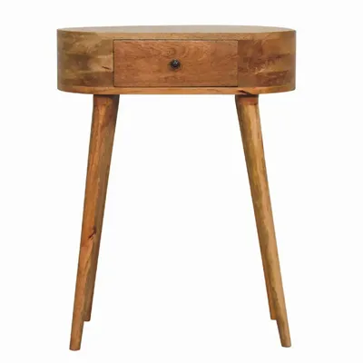 Consoles - Artisan Furniture en bois massif Mini Albion Chêne clair Console, 1 Tiroir, Beige - ARTISAN FURNITURE