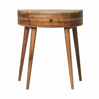 Console table - Artisan Furniture Solid Wood Odyssey Oak-ish Console Table, 1 Drawer, Brown - ARTISAN FURNITURE