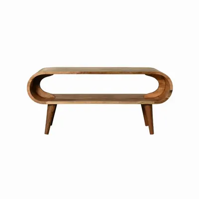 Tables basses - Artisan Furniture Table Basse Amaya Style Nordique Chêne Clair, Fente Ouverte, Beige - ARTISAN FURNITURE