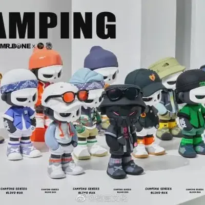 Sculptures, statuettes and miniatures - MR.BONE CAMPING SERIES SURPRISE BOX - TOYBOX DISTRIBUTION