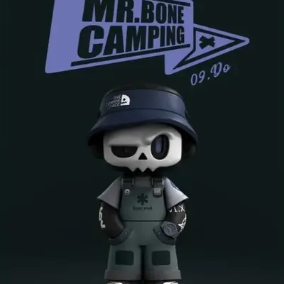 Sculptures, statuettes and miniatures - MR.BONE CAMPING SERIES SURPRISE BOX - TOYBOX DISTRIBUTION