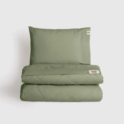 Bed linens - Single bed linen set ,100 % cotton ranforce, Green - DILIOS