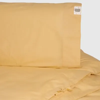 Bed linens - Single bed linen set ,100 % cotton ranforce, Ochra - DILIOS