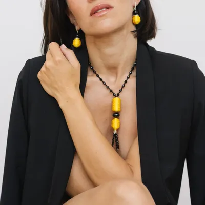 Gifts - Roaring Twenties necklace - GÉRALDINE VENET BIJOUX EN SOIE