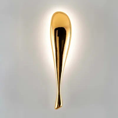 Wall lamps - Wall lamp Flying Fish Gold - SOFTICATED