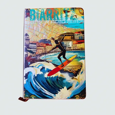 Papeterie bureau - Carnet / Journal Biarritz A5 - EME CULTURE ART