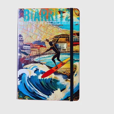 Papeterie bureau - Carnet / Journal Biarritz A5 - EME CULTURE ART
