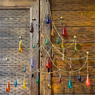 Outdoor decorative accessories - Goutte de verre recyclé - LA MAISON DAR DAR