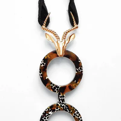 Jewelry - Antilopes Necklace Glasses - FLIPPAN' LOOK