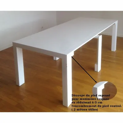 Console table - Integrable Extendable Console with built-in extensions - LTC - MOBILIER GAIN DE PLACE ET FONCTIONNEL DEPUIS 1971