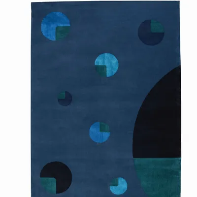 Tapis design - Tapis Blues - Planets - SOFTICATED