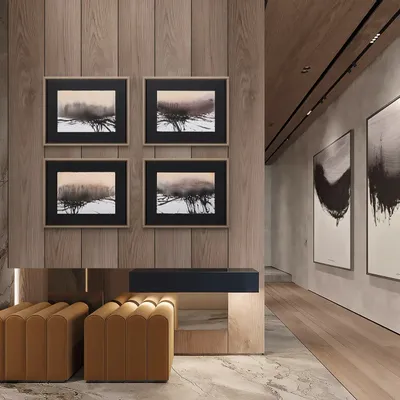 Services - 'Atmósferas 01 Tierras' - Œuvre Originale - 75x60cm - PERSPECTIVA 10