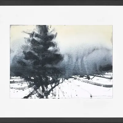 Panneaux séparateurs - 'Atmósferas 01 Grises' - Œuvre Originale - 75x60 cm - PERSPECTIVA 10