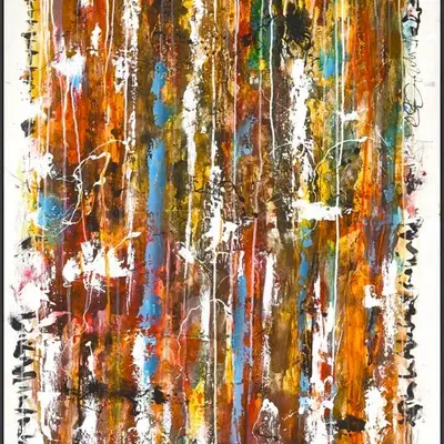 Panneaux séparateurs - 'Arinaga' - Œuvre originale - 100x170cm. - PERSPECTIVA 10