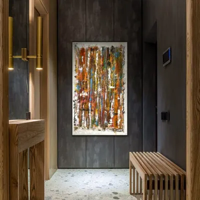 Services - 'Arinaga' - Original artwork - 100x170 cm - PERSPECTIVA 10