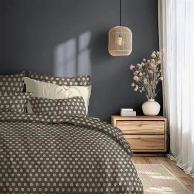 Linge de lit - Parure de lit simple, 100 % satin de coton, Carero - DILIOS