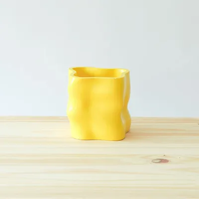 Objets design - Pot Pitchoun jaune - MEEMO STUDIO