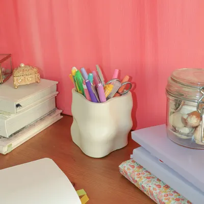 Design objects - White Pitchoun pot - MEEMO STUDIO