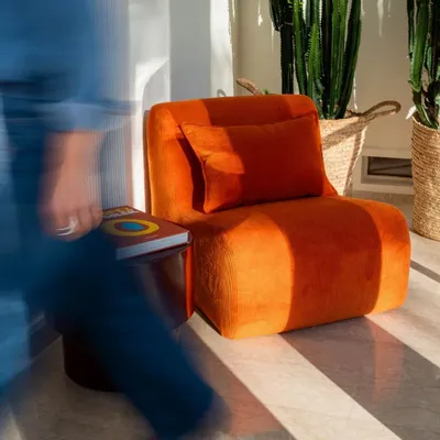 Armchairs - POP CHAUFFEUR (orange) - MAISON JEUDI