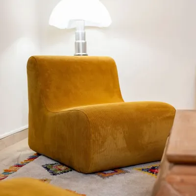 Armchairs - POP modular armchair (curry) - MAISON JEUDI