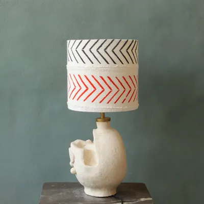 Table lamps - Smile ceramic unique handmade table lamp - STUDIO WILD ORANGE