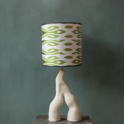 Lampes de table - Lampe inférieure en céramique fabriquée à la main, pièce unique - STUDIO WILD ORANGE