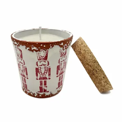 Bougies - Bougie parfumée en céramique Casse-Noisettes de Noël taille M - WAX DESIGN - BARCELONA