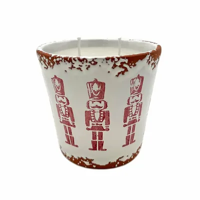 Bougies - Bougie parfumée en céramique Casse-noisette de Noël taille L - WAX DESIGN - BARCELONA