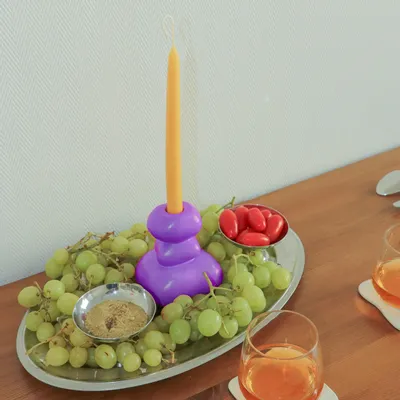 Design objects - Purple Karn candle holder - MEEMO STUDIO